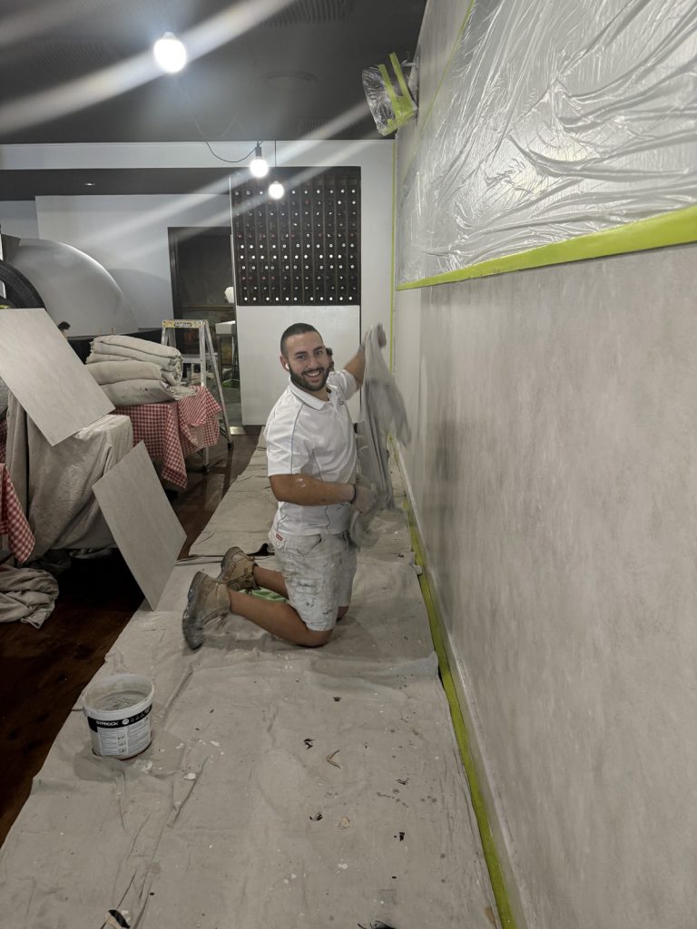 Commercial-painting interior